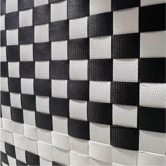 KATE SPADE WOVEN BLACK & WHITE
LARGE TOTE BAG - Picture 4 of 5